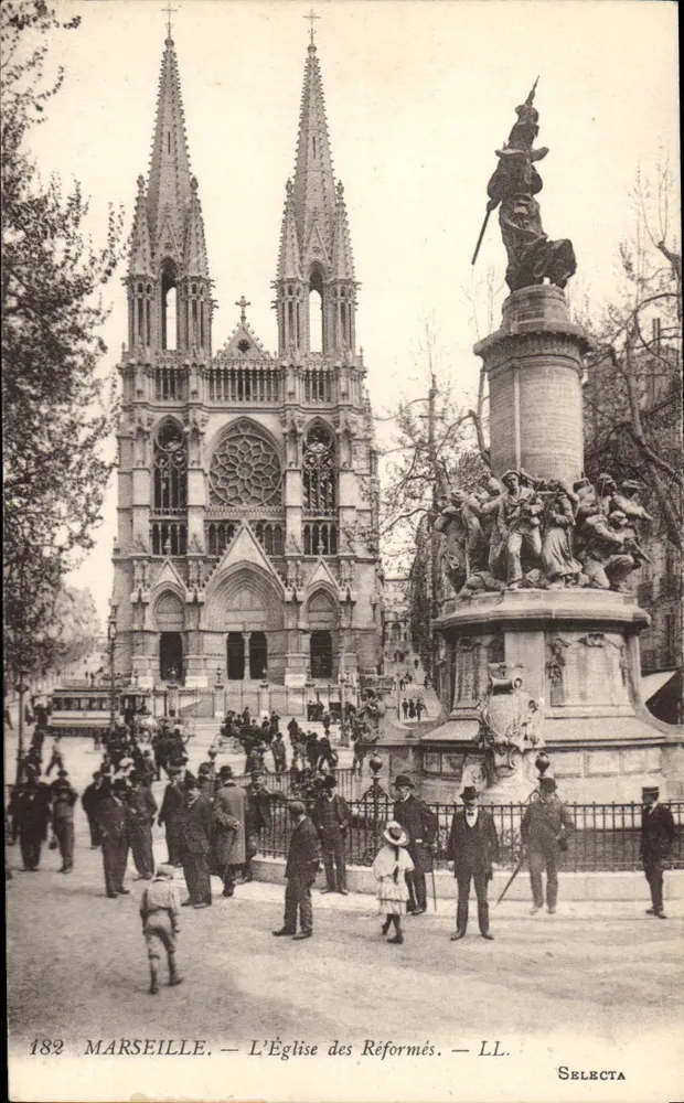 Marseille — A Igreja dos Reformados — Selecta, n° 182 - Frente