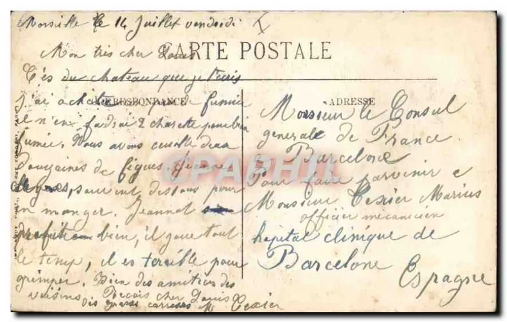 Marseille — Die Reformierte Kirche und Denkmal der Mobiles — X X - Rückseite