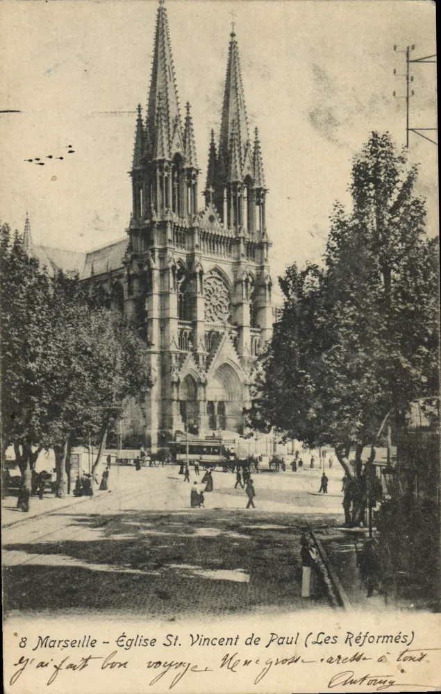 Marseille - Kirche St. Vincent de Paul (Die Reformierten) — Verlag Antony - Vorderseite