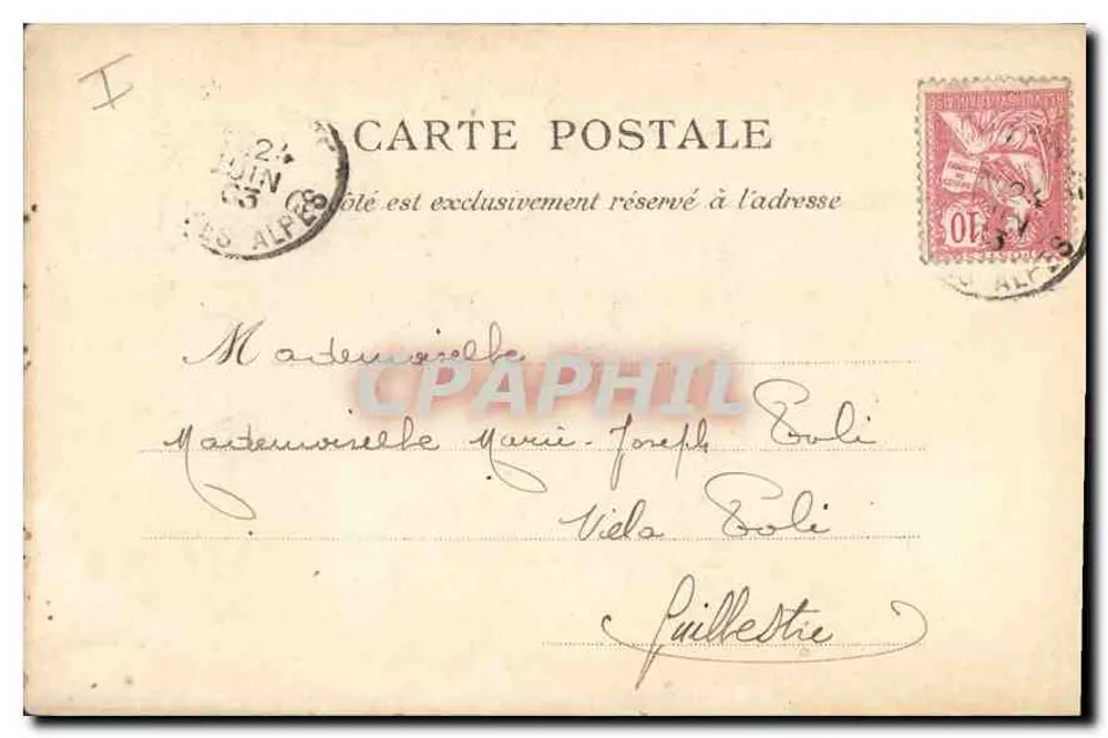 Marseille — Das Denkmal der Mobiles und der Reformierten — L.P. - 4 — L. Beaudeloir - Rückseite