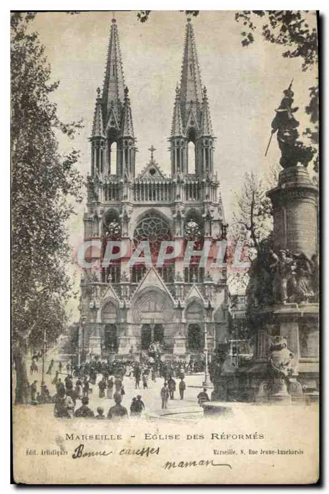 Marsiglia - Chiesa dei Riformati — Ed. Artistiques Bonne Caresse - Recto