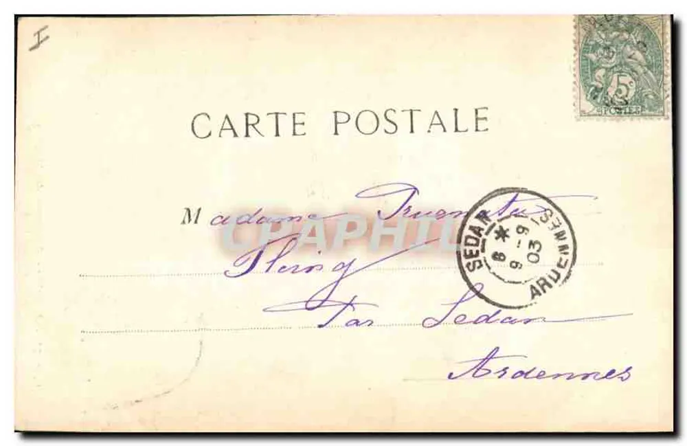 Marseille - Monument des Mobiles und die Réformés — L.P. 26 — Verleger L.P. 26 - Rückseite