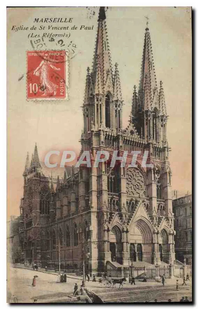 Marseille — Kirche Saint-Vincent-de-Paul (Die Reformierten) — Verlag nicht sichtbar - Vorderseite