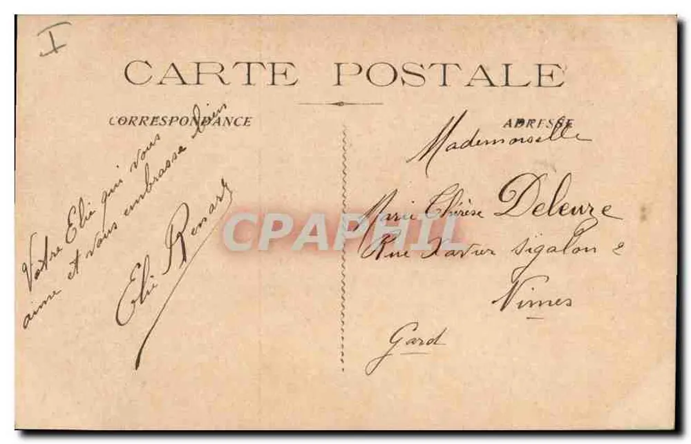 Marseille — Kirche Saint-Vincent-de-Paul (Die Reformierten) — Verlag nicht sichtbar - Rückseite