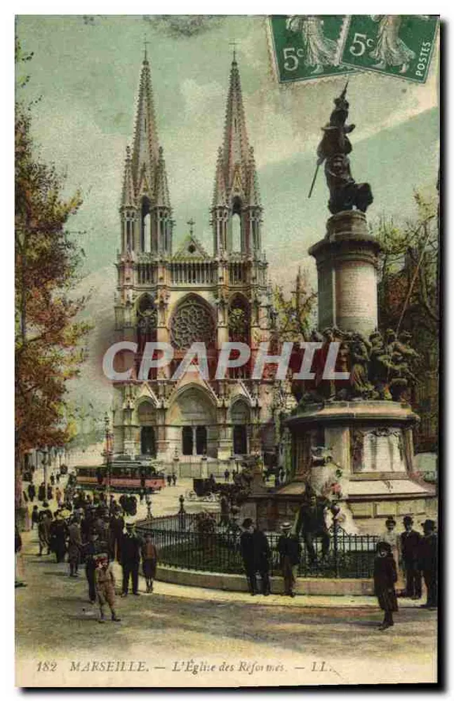 Marselha — A Igreja dos Reformados — LL. 182 - Frente