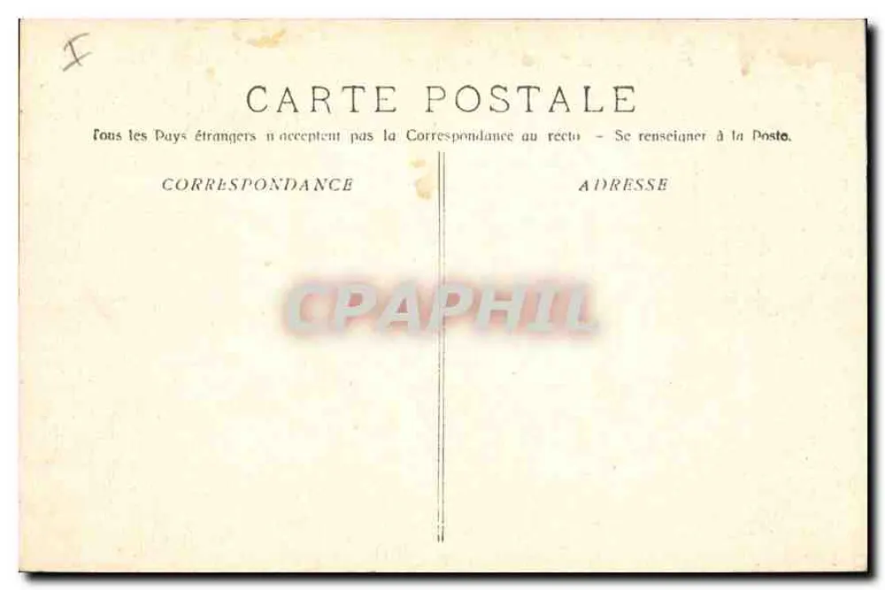 Marseille — Der Chapitre-Platz & die Reformierten — Phototypie Laccour, n°1268 - Rückseite