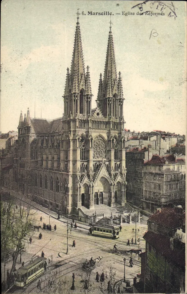 Marselha — Igreja dos Reformados — Editor não identificado, número de série 6 - Frente