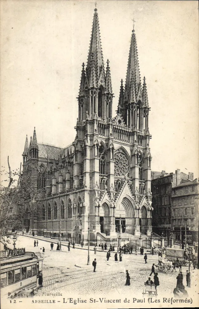 Arseille - Die Kirche Saint-Vincent de Paul (Die Reformierten) — Picon, n°12 - Vorderseite