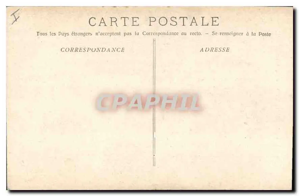 Marseille - Die Réformierten & das Denkmal der Mobiles — Phototype E. Laour - Marseille, Nr. 650 - Rückseite