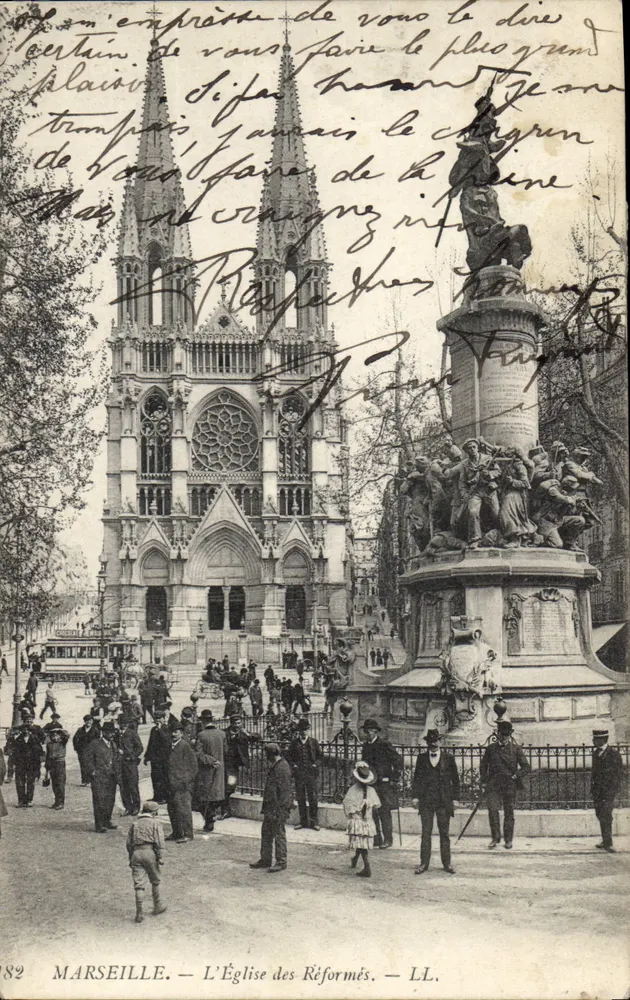 MARSIGLIA — La Chiesa dei Riformati — LL. — n°82 - Recto