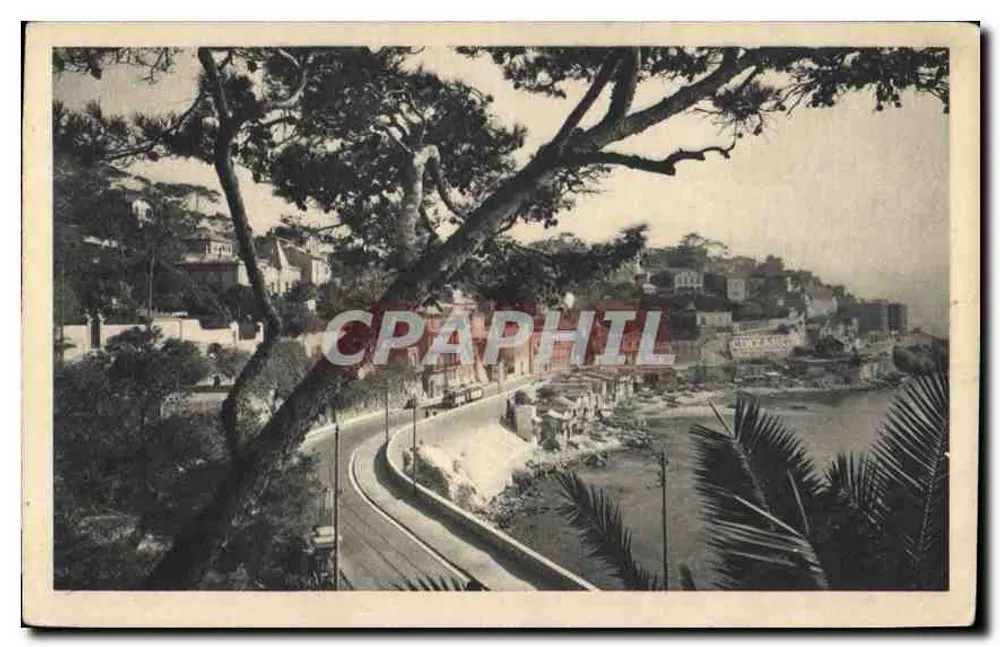 Vista de Marselha — Um canto da Corniche — editor desconhecido - Frente