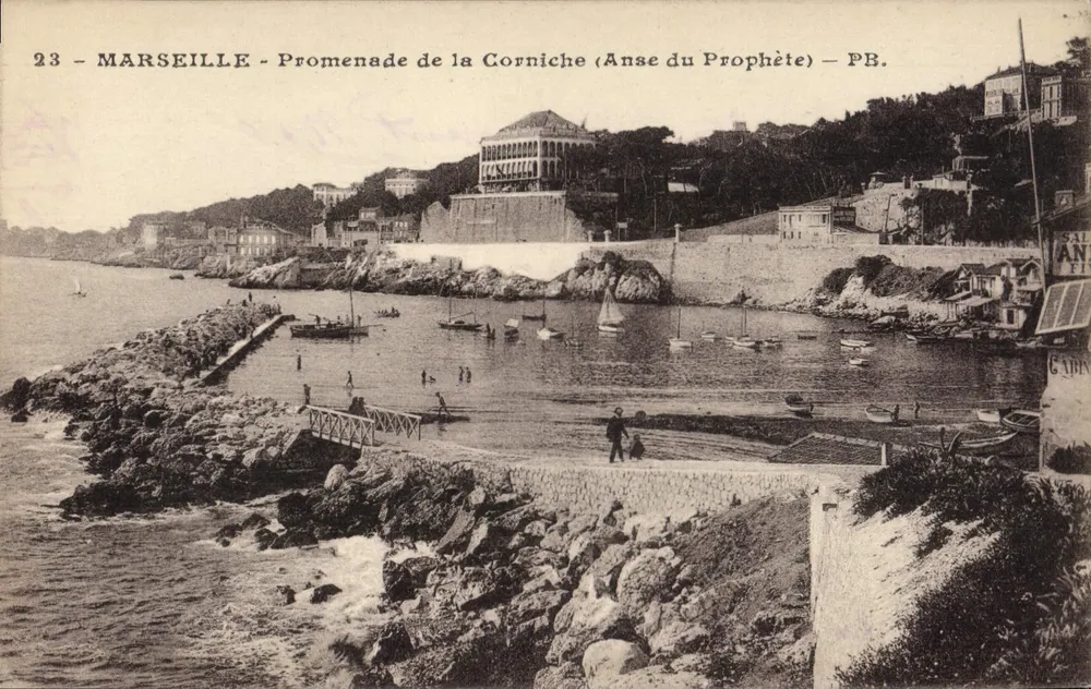 MARSEILLE - Promenade della Corniche (Anse du Prophète) — PB. - Recto