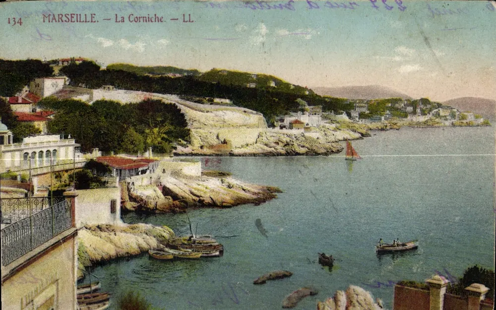 MARSEILLE — A Corniche — LL. — N° 134 - Frente
