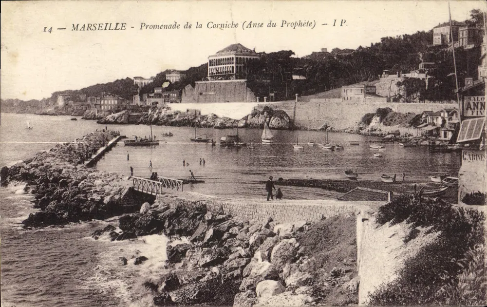 Marseille - Promenade de la Corniche (Anse du Prophète) — I P. - Frente