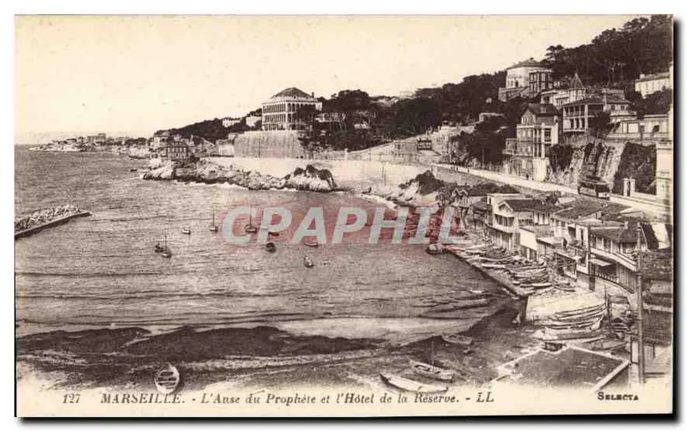 Marseille - Die Anse du Prophète und das Hôtel de la Réserve - Selecta, n°127 - Vorderseite