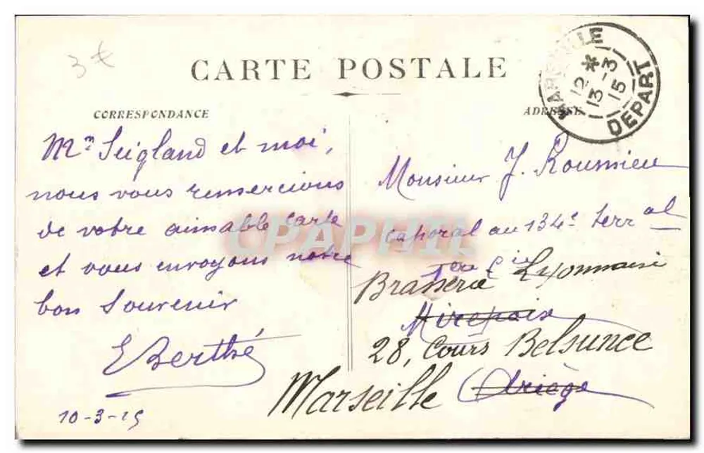 Marseille — A Ponta de Maldormé — Edição das Nove Irmãs - Verso