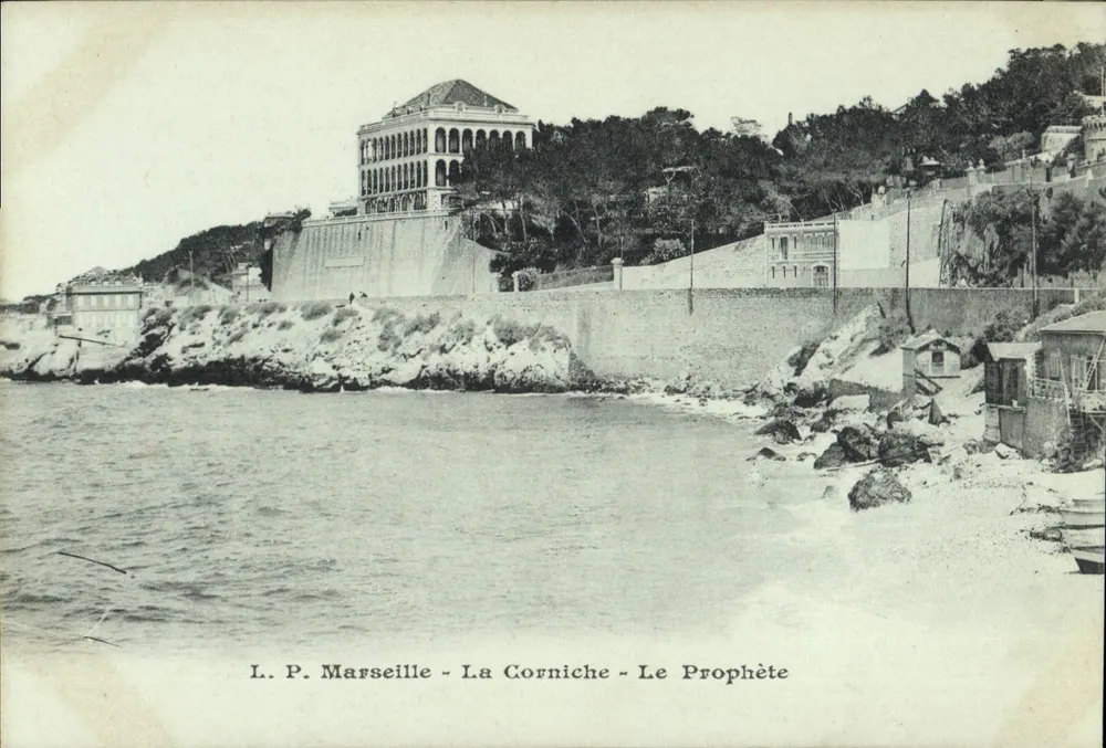 Marselha - A Corniche - O Profeta — L.P. Marselha, número de série não visível - Frente
