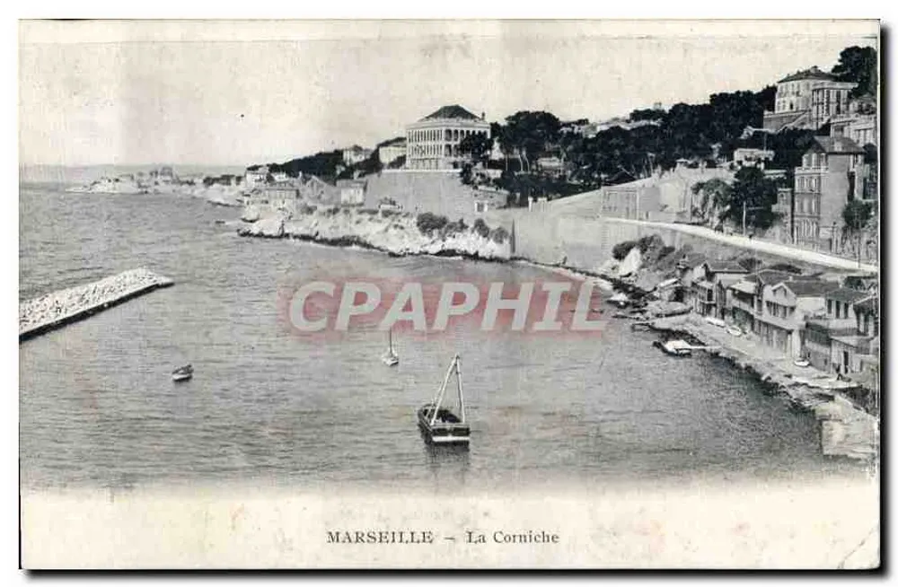 Marseille — A Corniche — editor não identificado - Frente