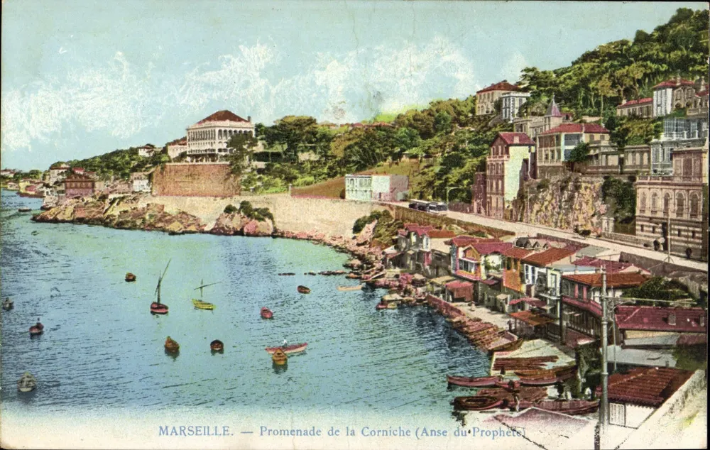 Marseille — Promenade de la Corniche (Anse du Prophètes) — Edition Nouvelles Galeries - Anverso