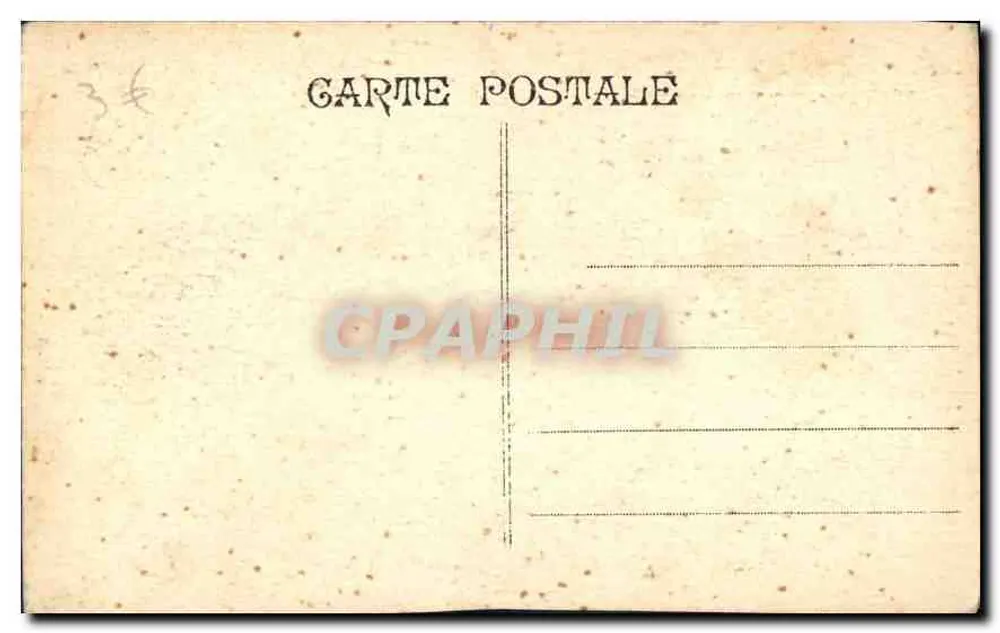 Marselha — Exposição Colonial 1922 — Fonte Monumental do Grande Palácio - Verso