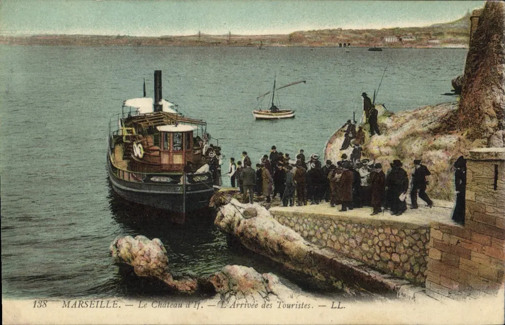 Marseille — Schloss If — Ankunft der Touristen — LL. n° 138 - Vorderseite