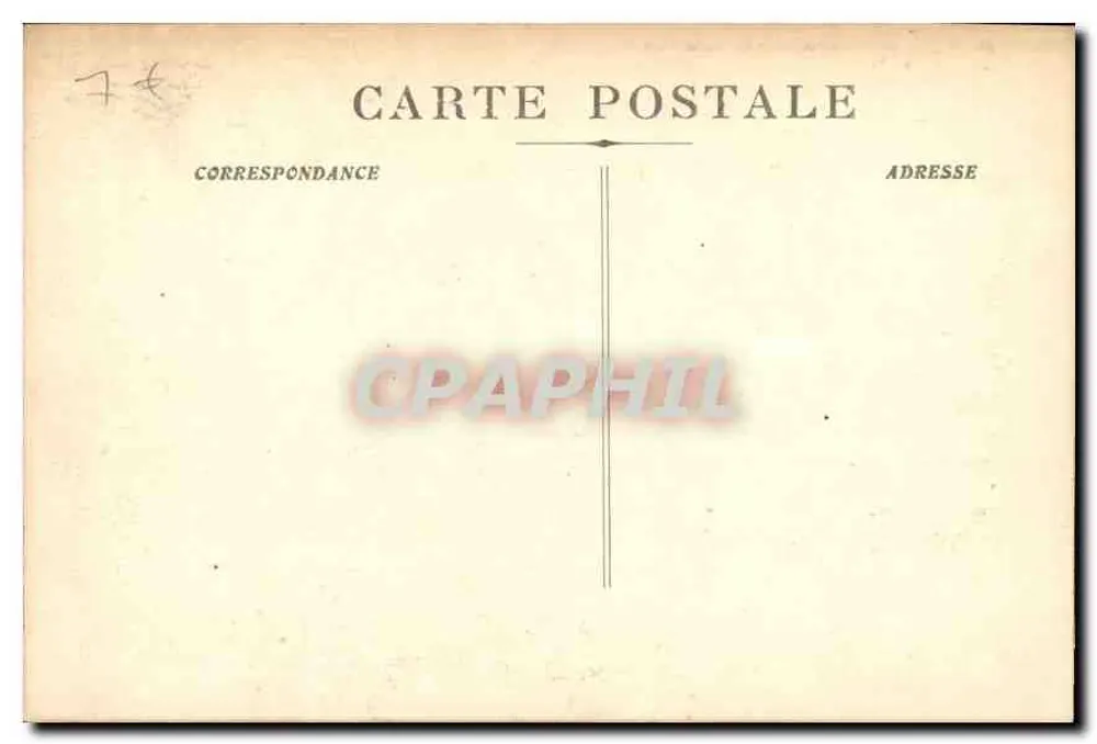 Marseille - Boote am Alten Hafen — unbekannter Verlag, Seriennummer 74 - Rückseite