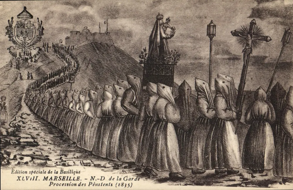 Marsella — N.-D. de la Guardia (1835) — Edición especial de la Basílica XLVIII - Anverso