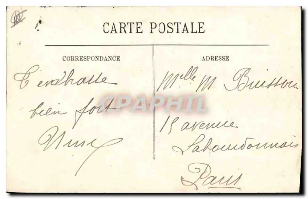 Marseille — A Ópera Municipal — LL - Verso