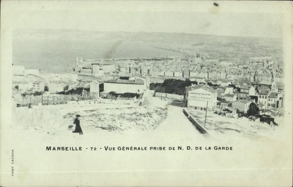 Marseille — Allgemeiner Blick von N.D. de la Garde — Fot. La Cour, n°72 - Vorderseite