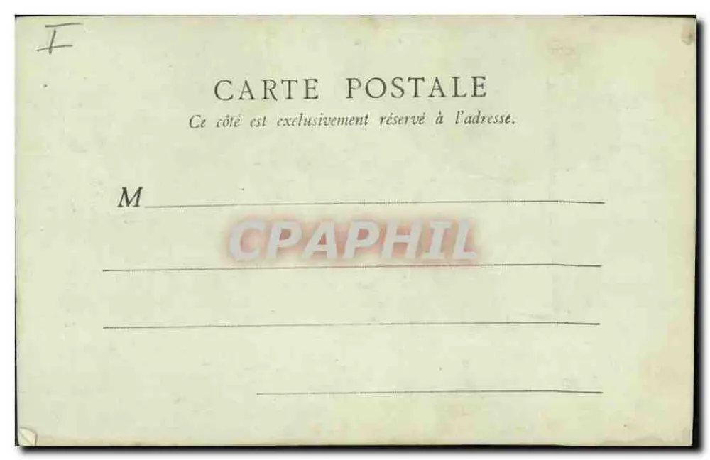 Funicolare di N.-D. della Garde — Marsiglia — B.F. Pujol - Verso