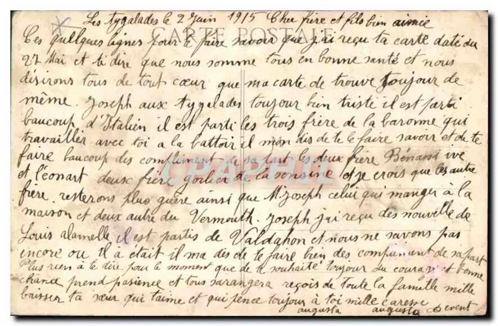 Marselha - Nossa Senhora da Guarda — n° 564 - Verso