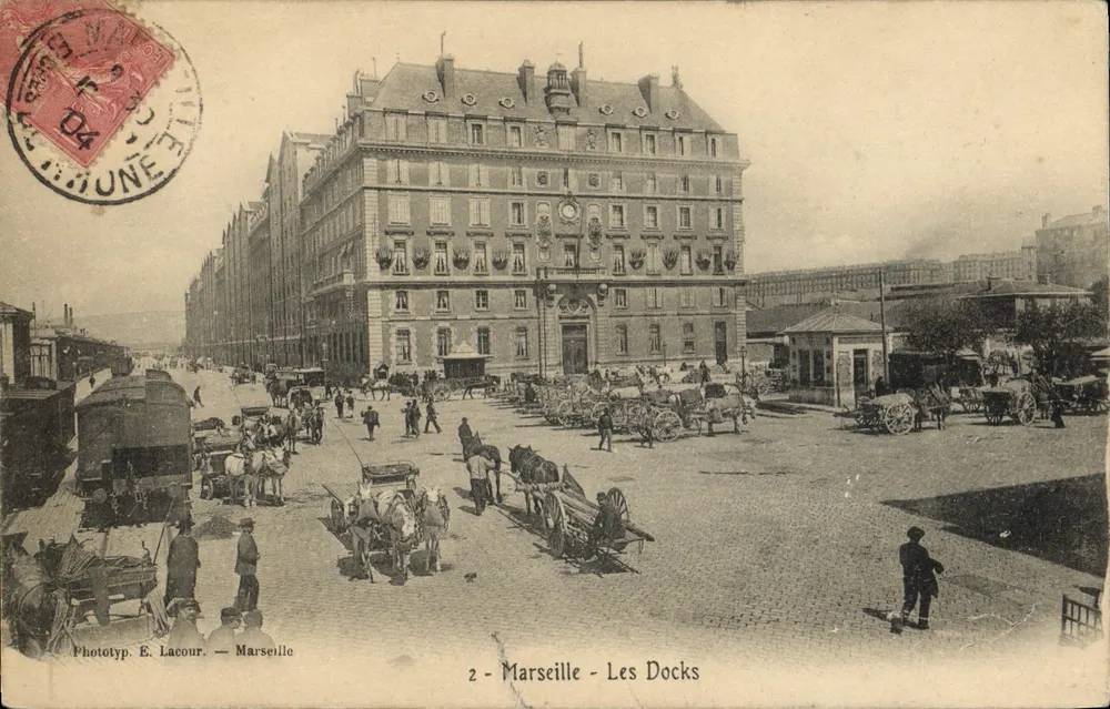 Marseille - Os Docks — Fototipia. E. Lacour — n°2 - Frente