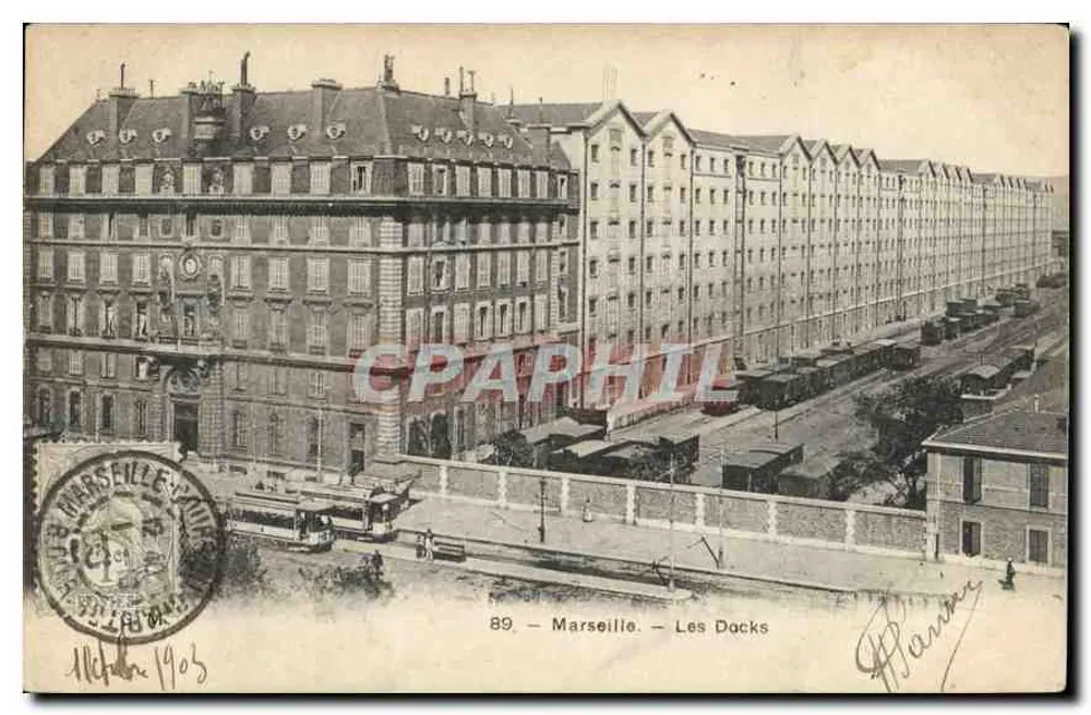 Marseille — Docks — Wydawca: Bonner, nr 89 - Awers