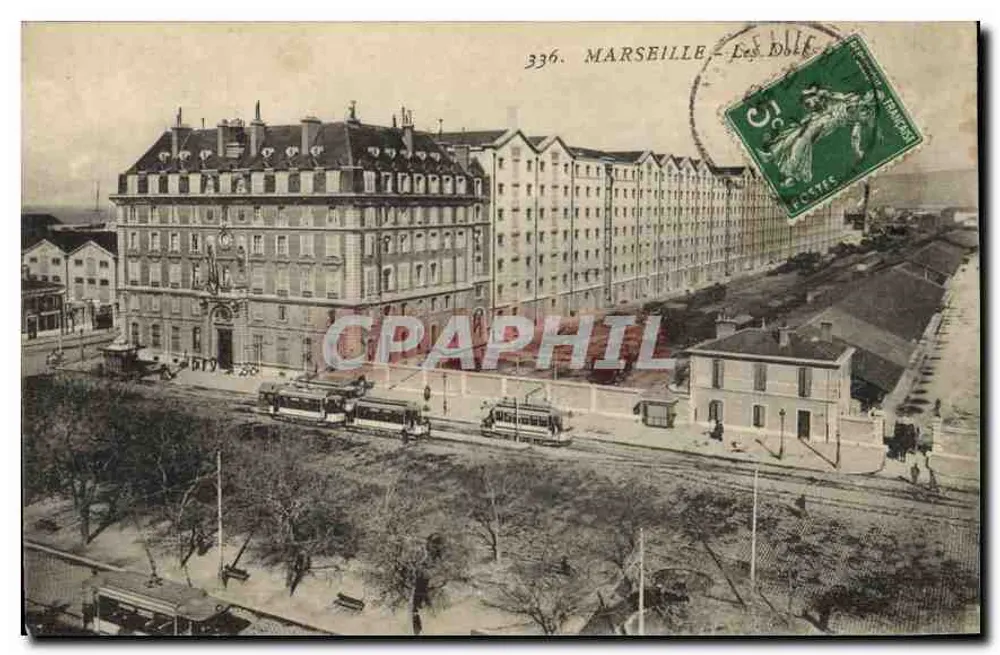 Marseille - Os Docks — vista com trams — n° 336 - Frente