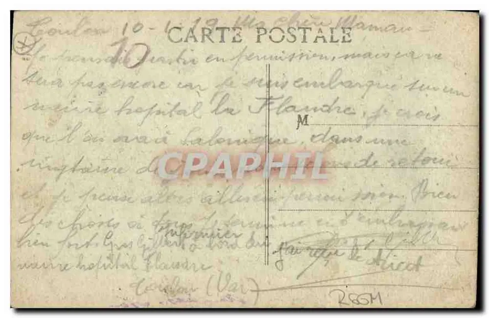 Marseille — Os Docks — C.M. - Verso