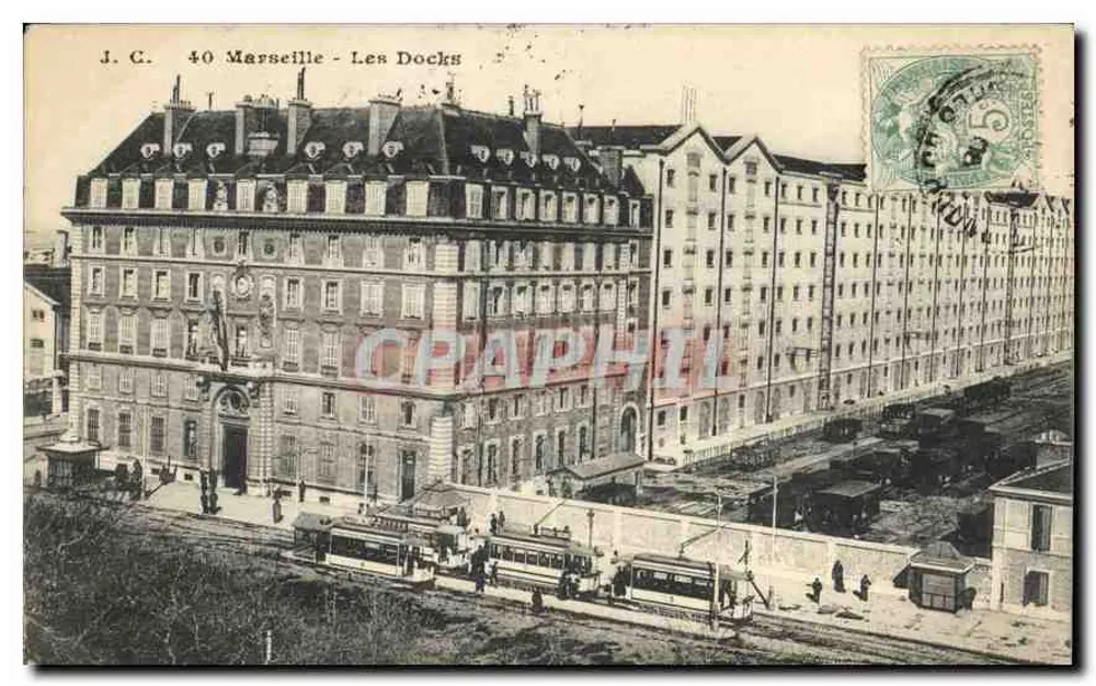 Marseille - Os Docks — J. G. 40 — editor J. G. - Frente