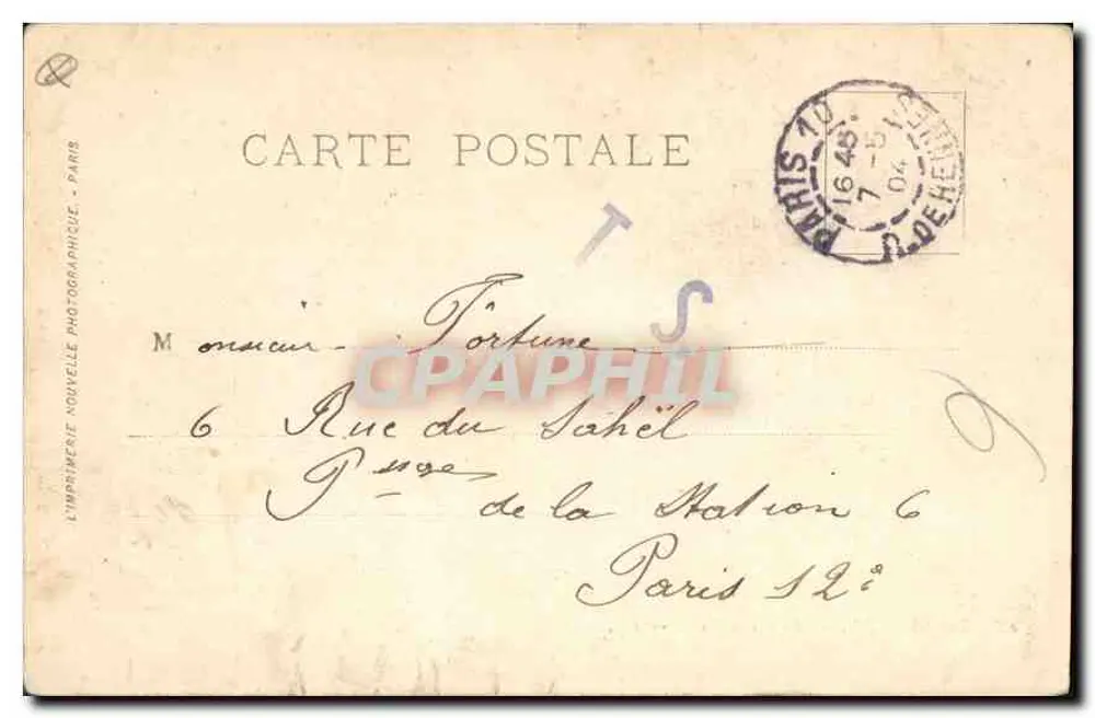 Marseille — O Velho Port — LL - Verso