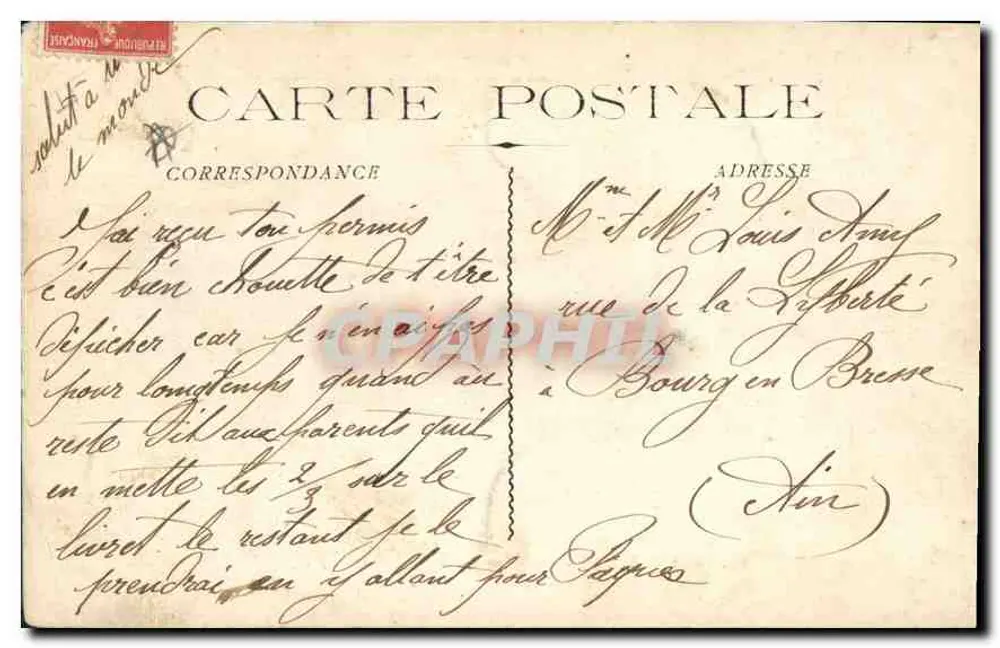 Marseille - Ein Eckchen des Alten Hafens — I.C. n°63 - Rückseite