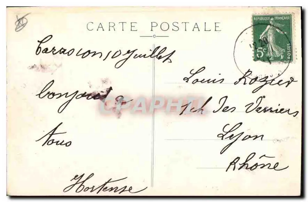 Marseille — Die Passage des Alten Hafens — EL. — n°80 - Rückseite
