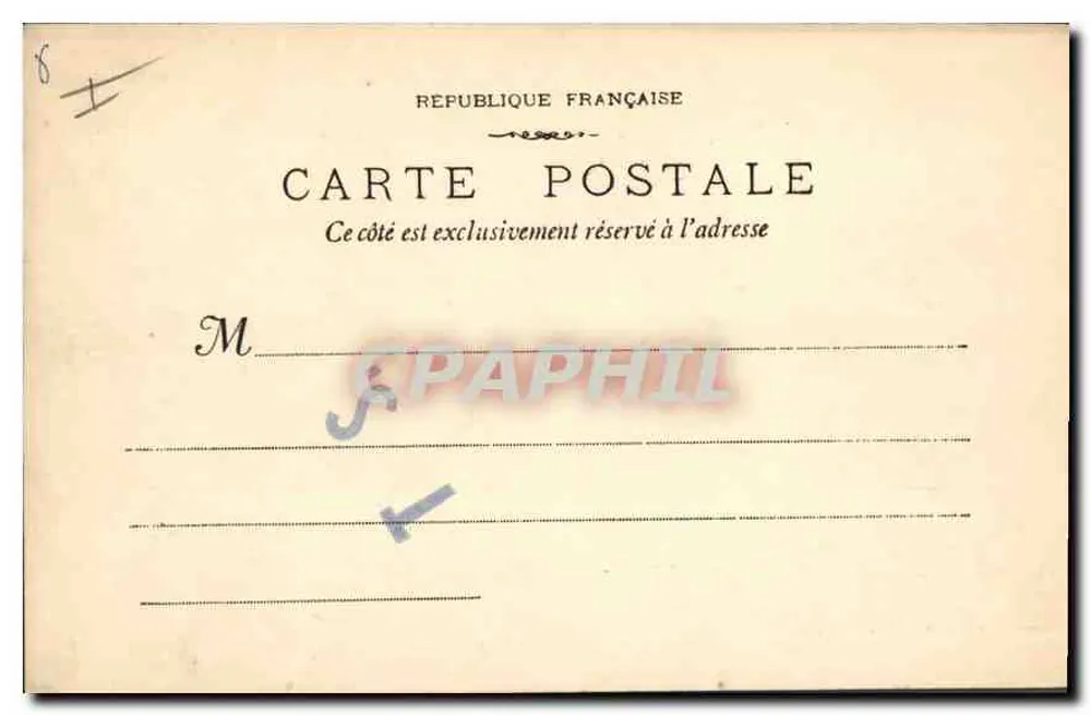 Marseille - Ansicht des alten Hafens — Phototypie E. Lacour, 19, rue Thubaneau, n°54 - Rückseite