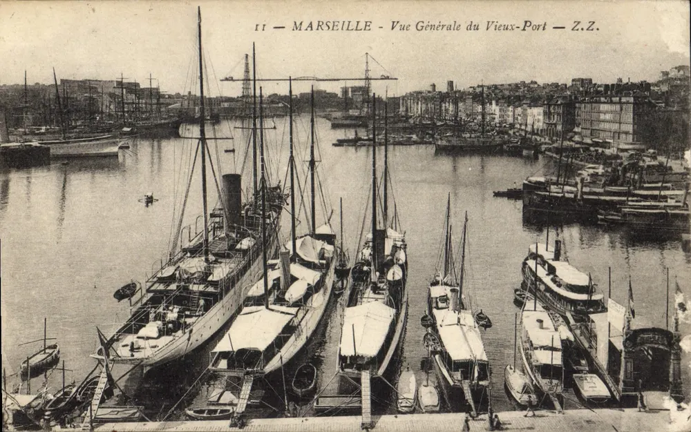 MARSEILLE - Allgemeiner Blick auf den Vieux-Port — Z.Z. - Vorderseite