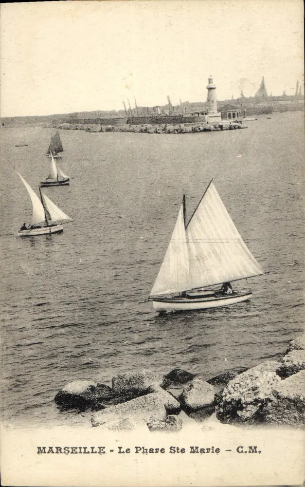 Marselha - O Farol de Santa Maria - C.M. - Frente