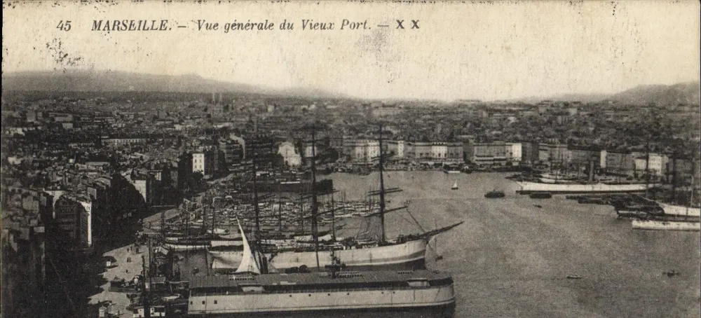 MARSEILLE — Allgemeiner Blick auf den Alten Hafen — XX - Vorderseite