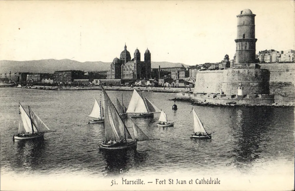 Marseille. — Fort St Jean und Kathedrale — n°51 - Vorderseite