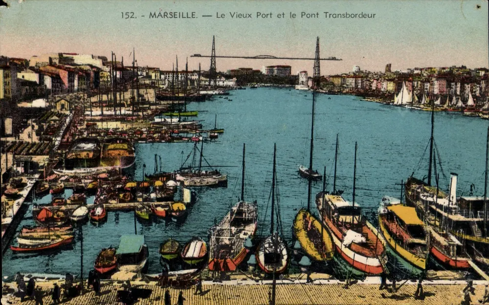 Marseille — Der Vieux Port und der Pont Transbordeur — Edition La Cigogne - Vorderseite