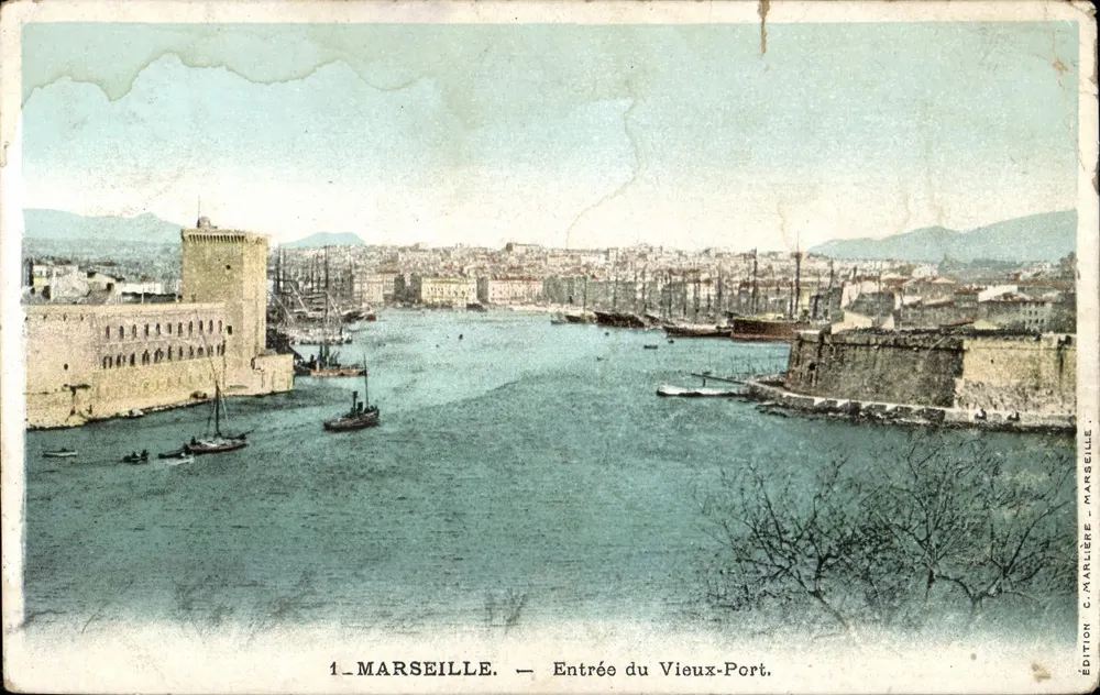 Marseille — Eingang zum Vieux-Port — Ausgabe C. Marlière - Vorderseite