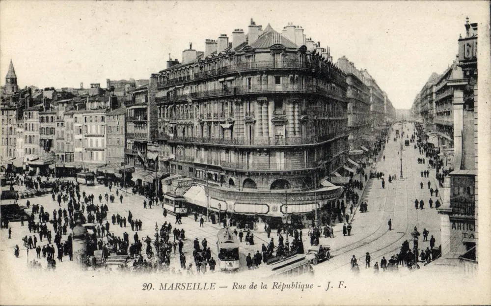 Marselha — Rue de la République — J. F. — n°20 - Frente