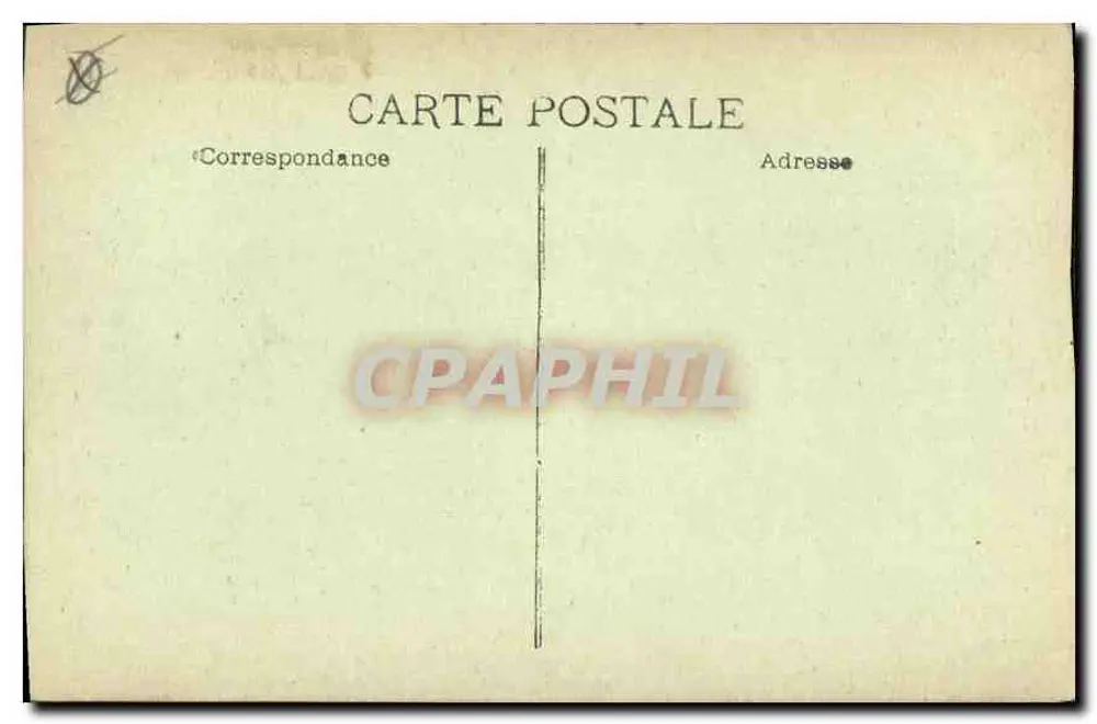 Marselha — Rue de la République — editor Artic, número de série não visível - Verso