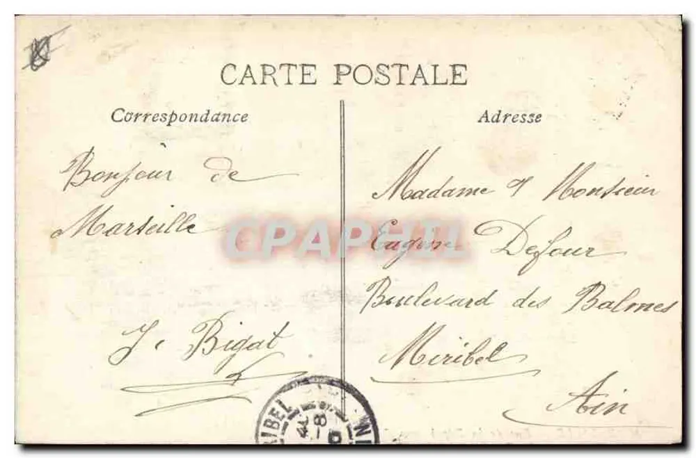 Marselha — Rue de la République — LM - Verso