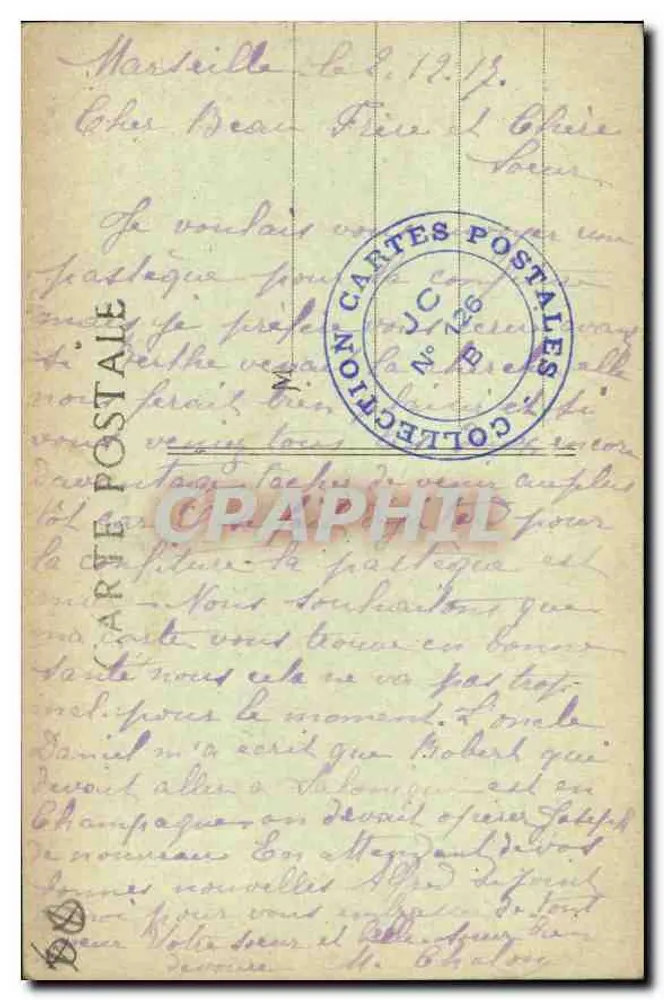 Marselha - Rue de la République — Cinématographe — E L - Verso